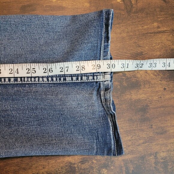 Flypaper Blue Jeans Mens 30x30 Bootcut Medium Light Wash Stretch Denim - Picture 9 of 10